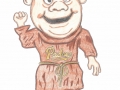 SAN DIEGO PADRES MASCOT "SWINGING FRIAR"